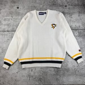 Vintage Pittsburgh Penguins Sweater By Starter Size Large